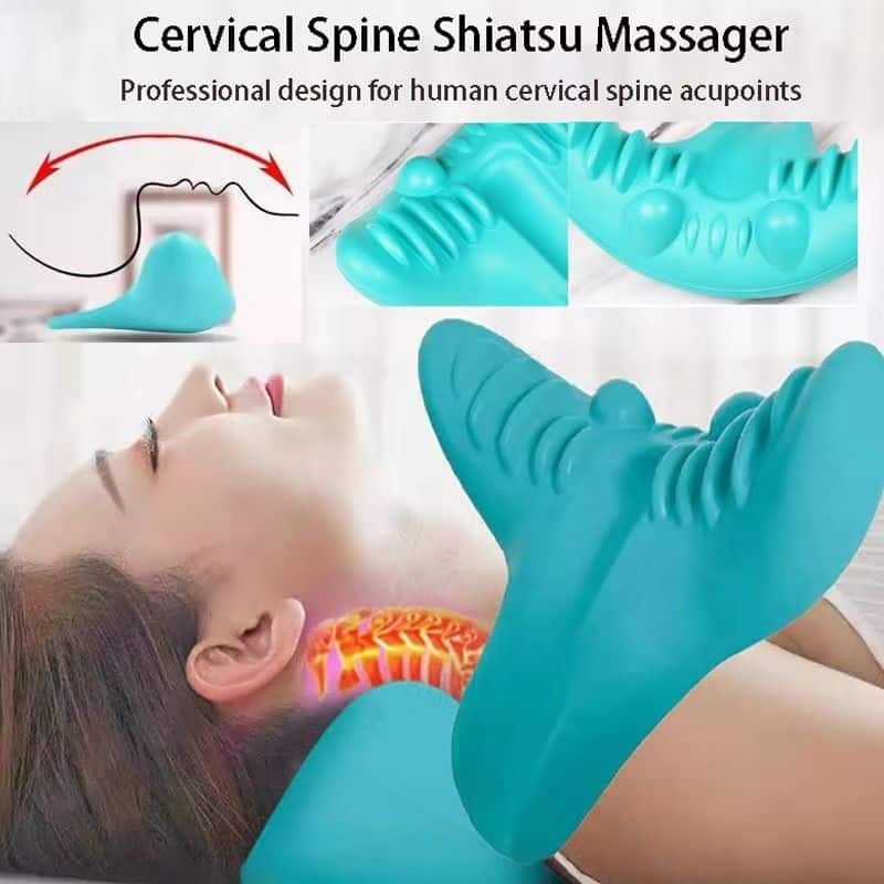 Neck Hump Corrector Neck Massage Pillow Correction Artifact Sleeping Special Neck Relaxer Support Traction - Image 3