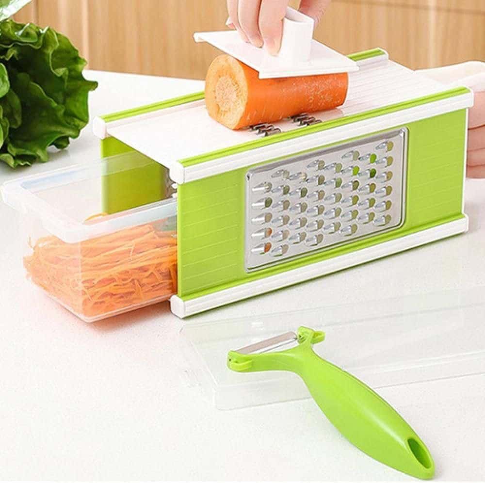 Vegetable Slicer, 4 Sided Vegetable Cutter - Onion Chopper with Container, Professional Food Chopper, Vegetable Cutter - Image 3