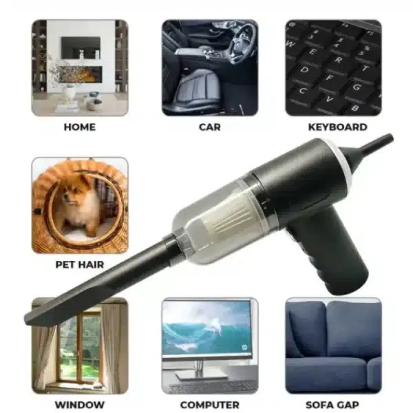 3 In 1 Portable Mini Vacuum Cleaner Duster Blower Air