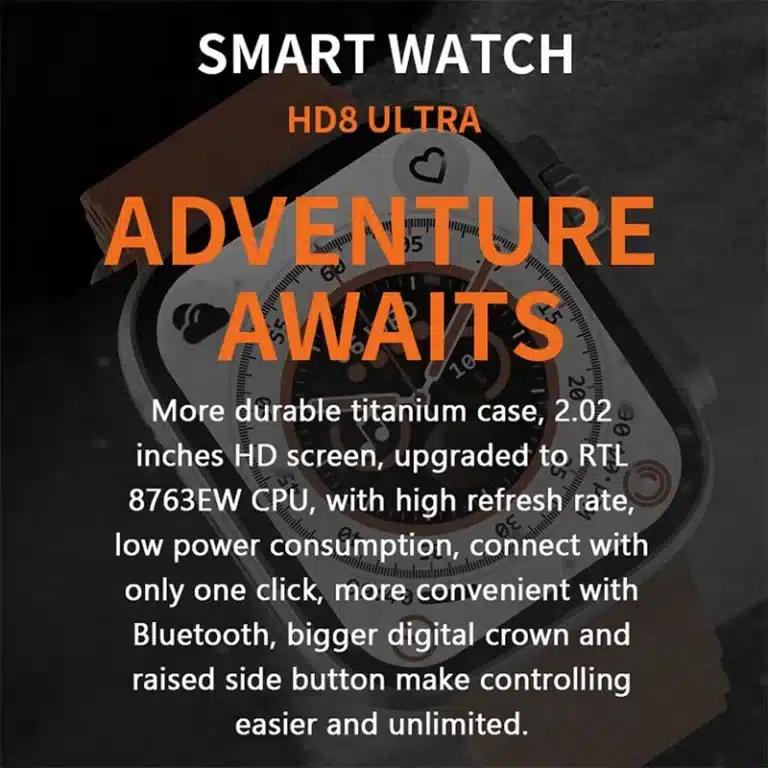 HD8 Ultra Smart Watch - Image 4