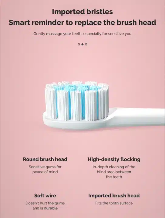 Electric Toothbrushes For Adults Kids | Smart Timer Usb Charge Rechargeable 5 Modes ( Random colour ) - Image 4