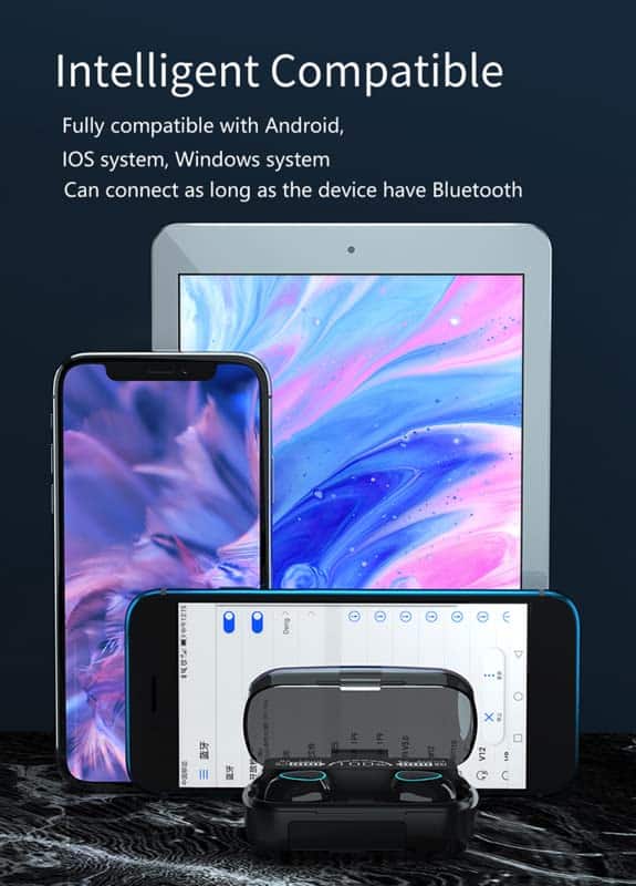 M10 TWS Wireless Earbuds with Charging Power Bank & LED Display 3D Touch Bluetooth Headset - Image 4