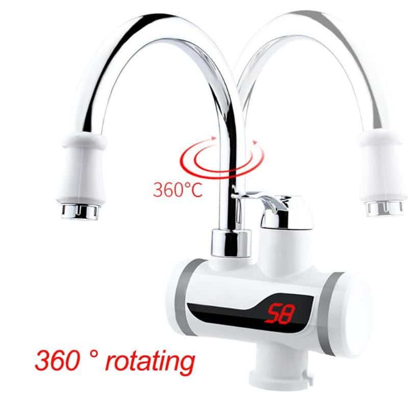 Hot Water Tap Instant Heating Faucet, Electric Geyser, Shock Proof Digital Display with Shower Head for kitchen and bathroom, Water Geezer - Image 3
