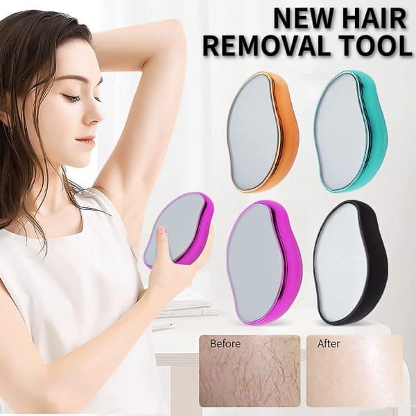 Crystal Hair Eraser Painless Exfoliation Hair Removal Tool For Arms Legs Back - Image 5