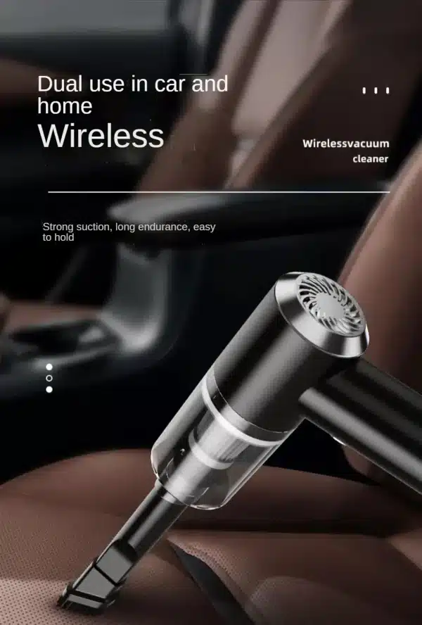 Portable Car Vacuum Cleaner Wireless Handheld Vacuum Cleaner For Car Home Strong Suction 2in1 - Image 2