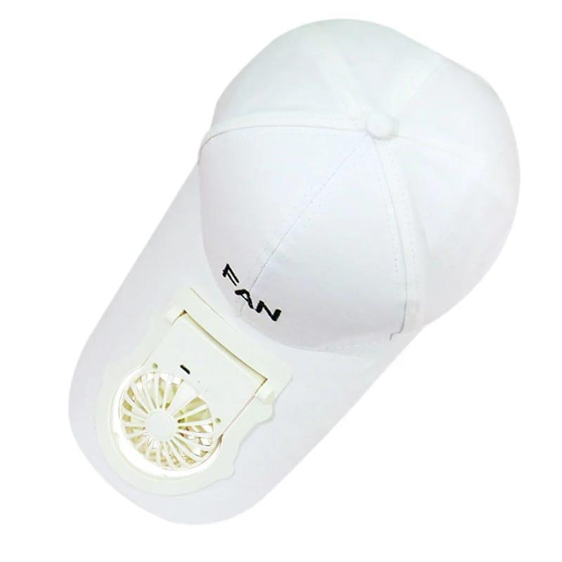 Cap with inbuilt Fan to Keep You Cool Best for Men & Women Used in Summer Cooling, Kitchen, Sports, Home, Office, and Outdoor with Rechargeable USB Fan.( random colours) - Image 2