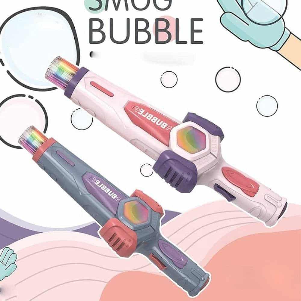 Smog Bubble Machine With Bubble Water Bubble Wand Heart Toy (random Color) - Image 2