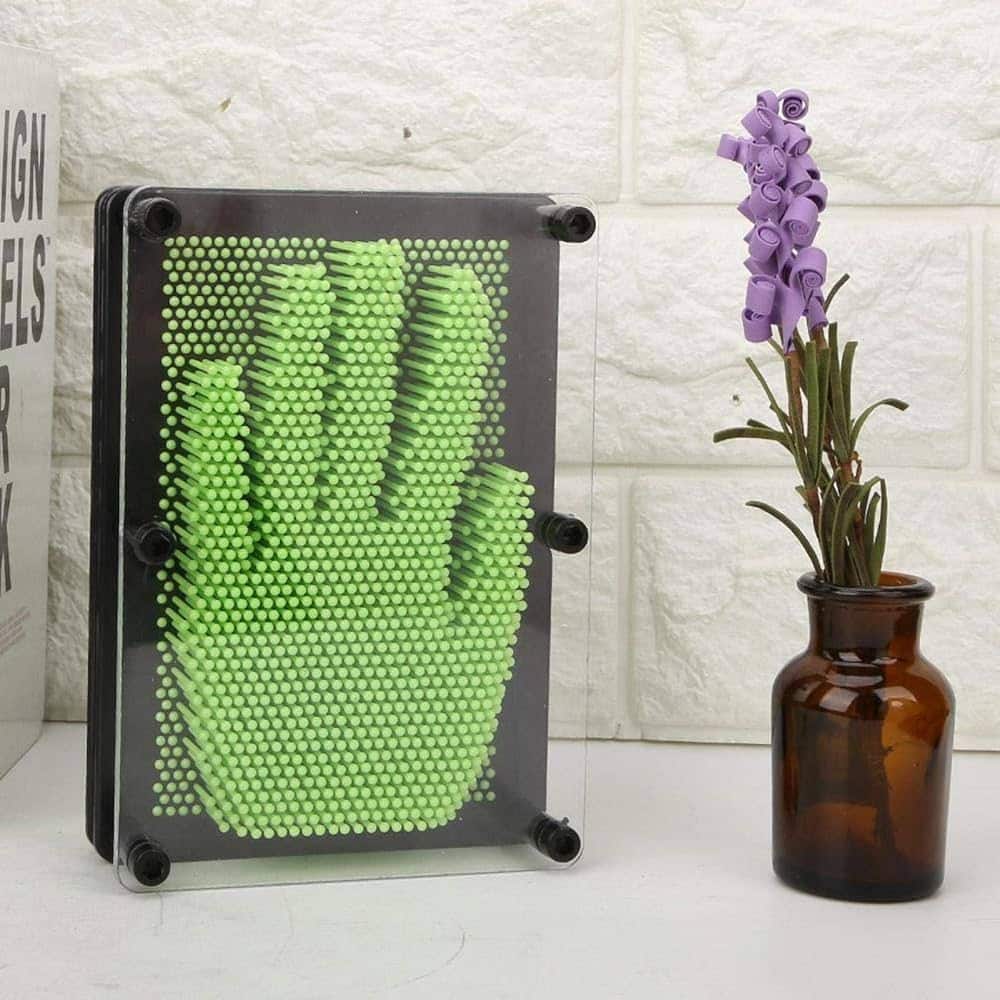 3D Pin Art Board Clone Hand Model Clone Pin Model DIY Toy Pin Screen Needle Painting Board Clone Pin Art Decoration
