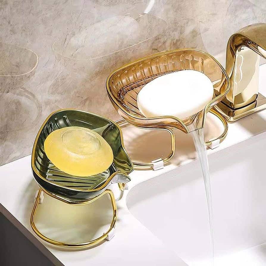 Luxury Soap Holder Self Draining Soap Dish Holder - Image 4