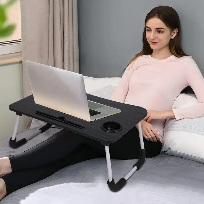 Laptop Table Modern Computer Desk Folding Multi-Purpose Laptop Table| Study Table| Bed Table| Writing Desk - Image 2