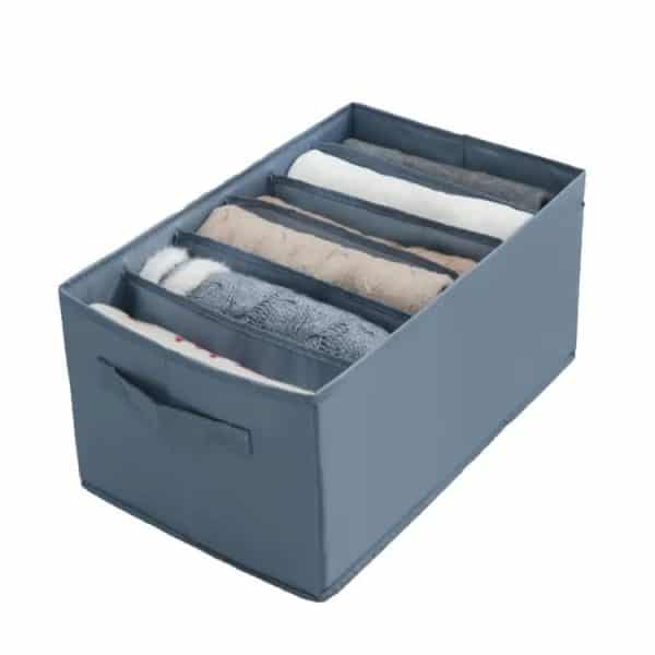 Cart Jeans Organizer 6 Grids Foldable Organize  (random Colors)
