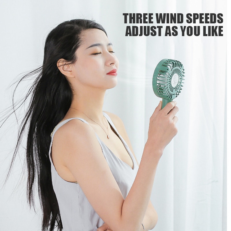 Handheld Mini Fan Portable USB Charging - Image 2