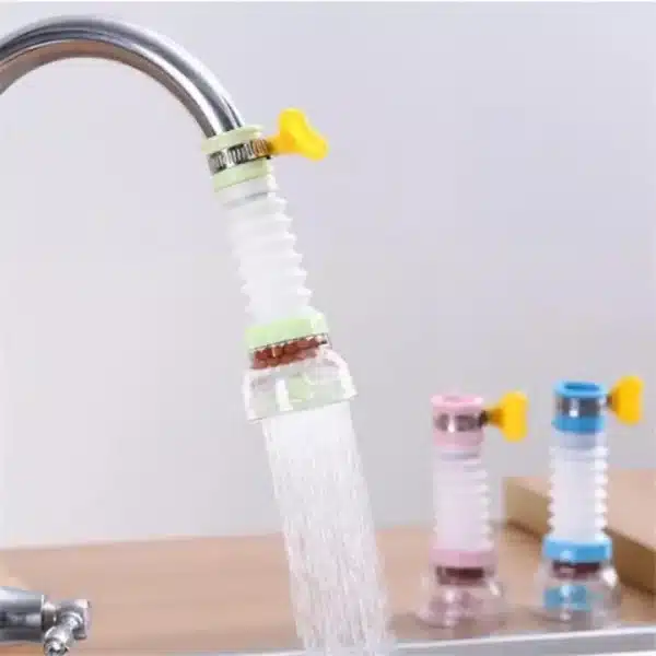 Shower Splash Fan Faucet Water-saving Filter Shower Water Rotating Spray