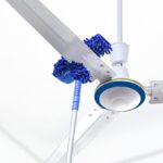 Flexible Micro Fiber Duster With Telescopic Stainless Steel Handle for Fan Cleaning