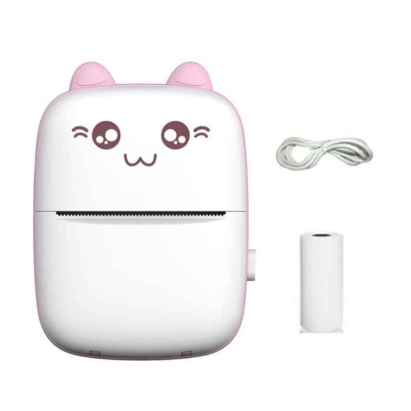 Portable Mini Printer Hot Printing Self-adhesive Thermal Inkless Wireless Printer - Image 2