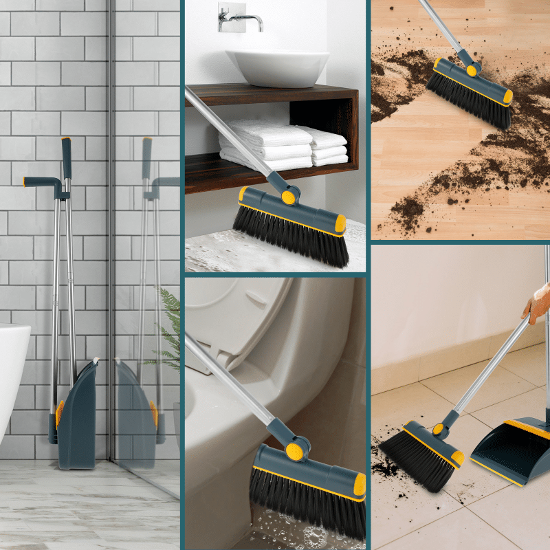 Attachable Broom with dustpan cleaning product - Image 2