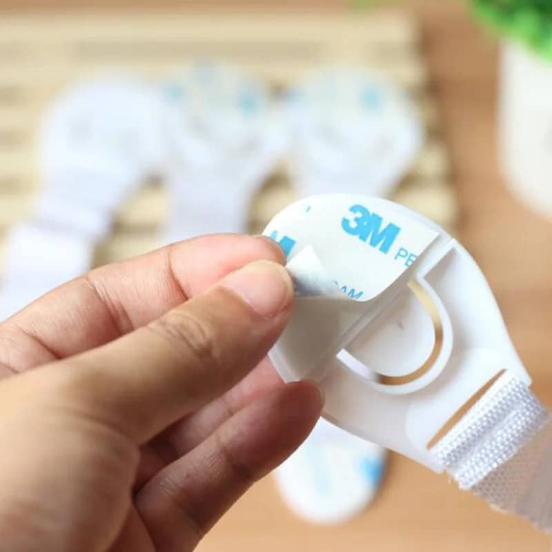 Cabinet Door Drawers Refrigerator Toilet Safety Plastic Lock For Child Kid Baby Safety Lock - Image 3