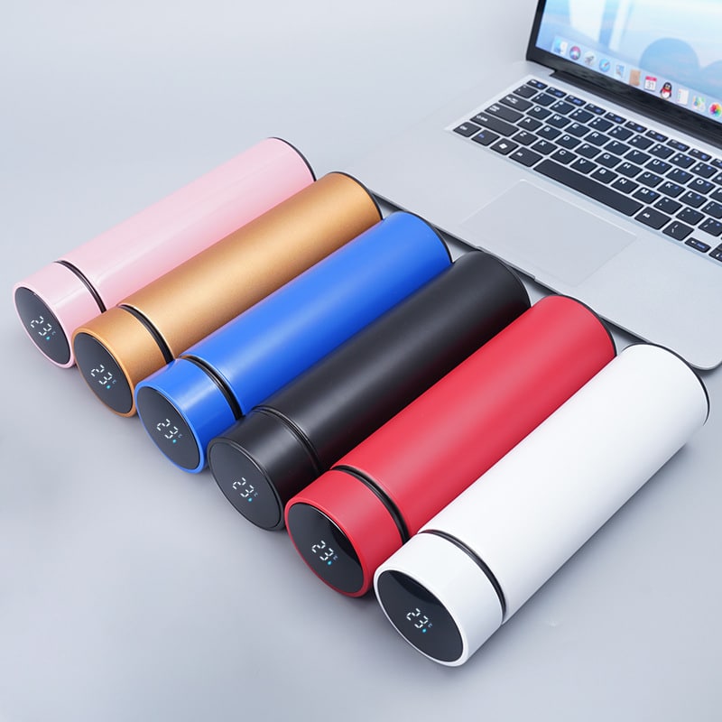Smart LED Active Temperature Display Indicator Insulated Stainless Steel Hot & Cold Flask Water Bottle - Image 2