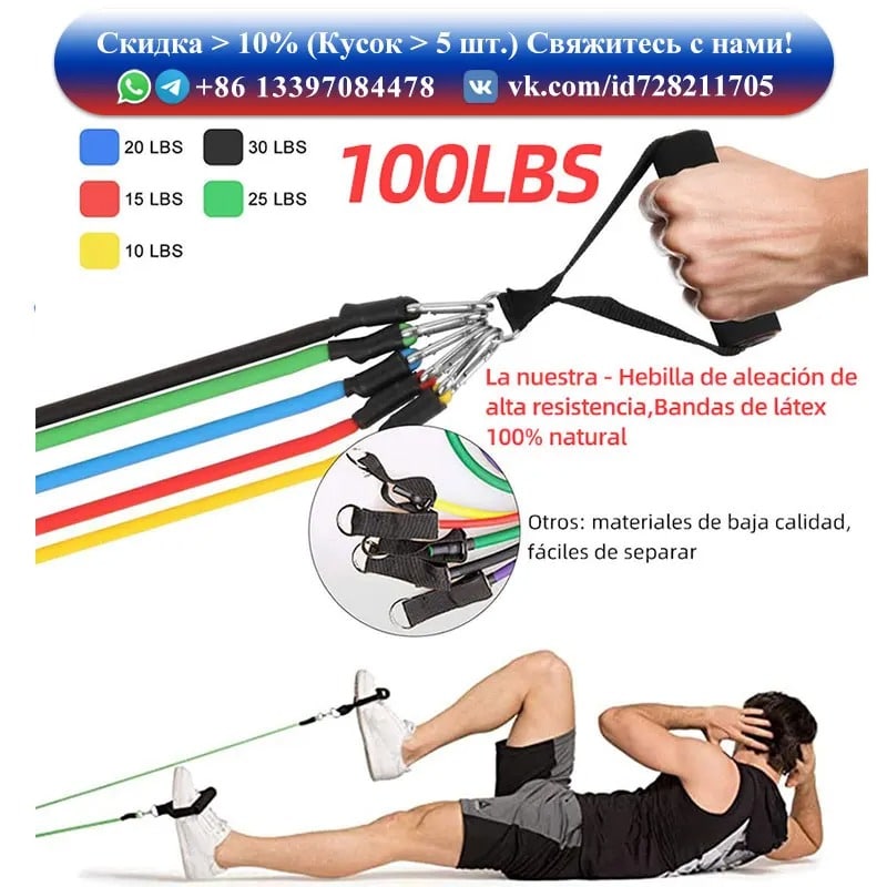 Resistance band for physical exercise - Image 3