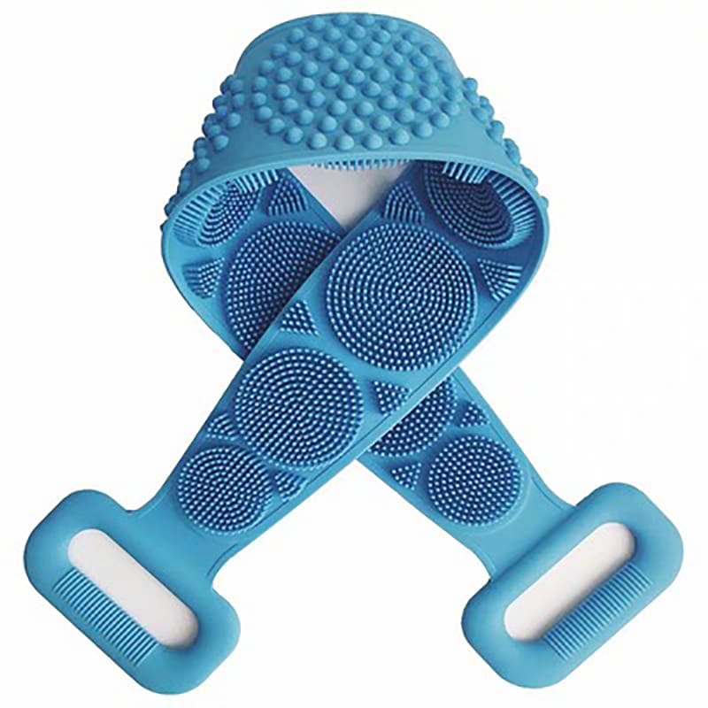 Silicone Body Scrubber Back Massage Exfoliating Sponge Bathroom Bath Brush - Image 3