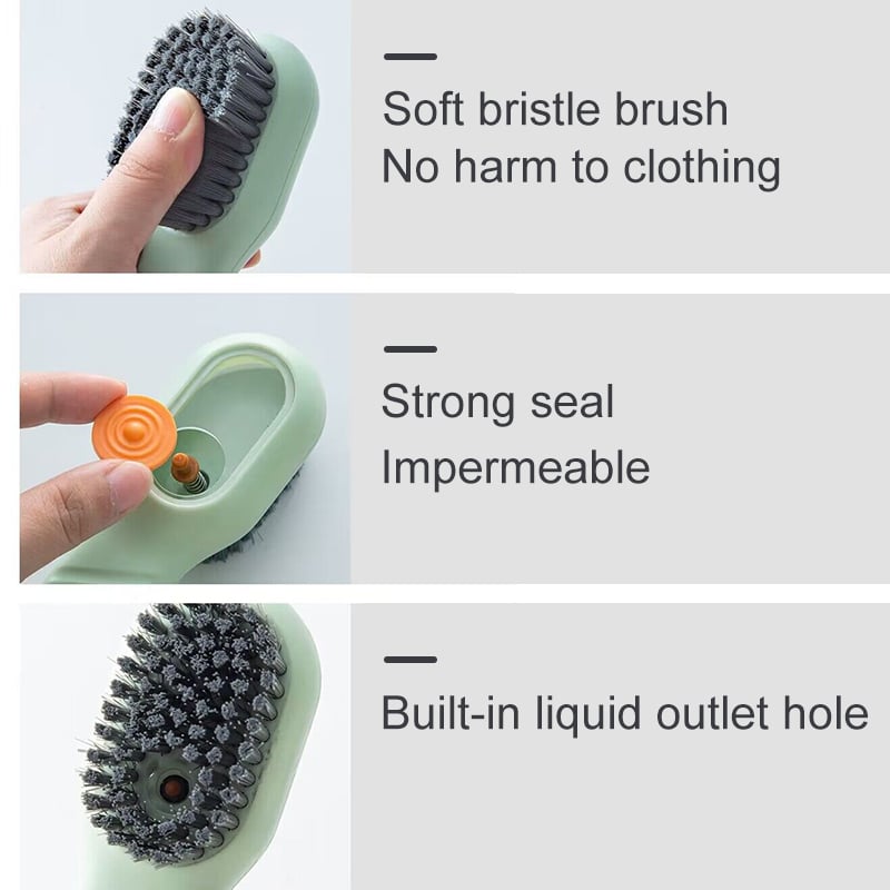 Shoes brush deep cleaning clothes soft bristles brush - Image 3