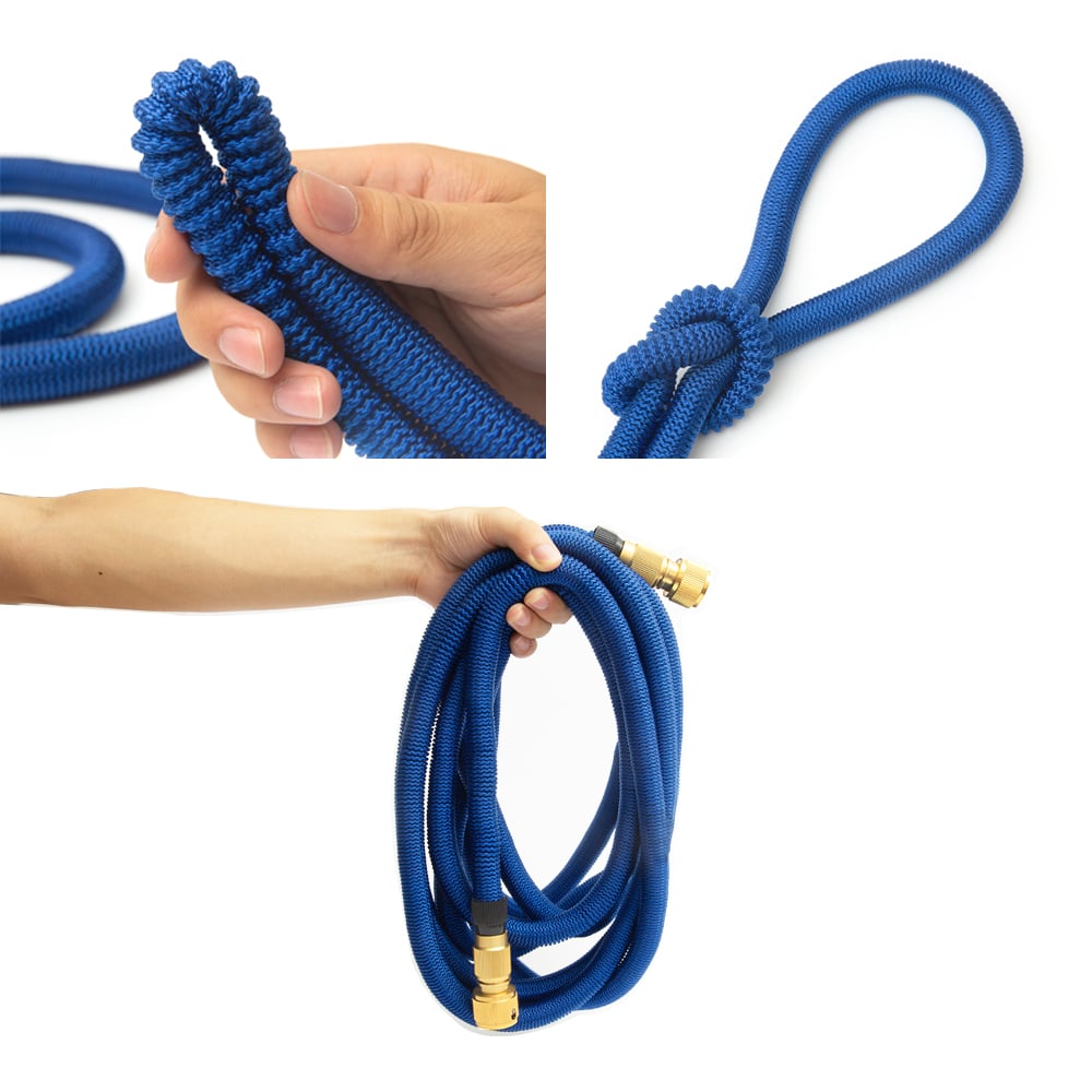 Flexible Upgraded Repairable Magic Hose Pipe Expandable Reel100Ft Car watering Cleaning, Indoor/Outdoor Garden Water Hose+ Spray - Image 5