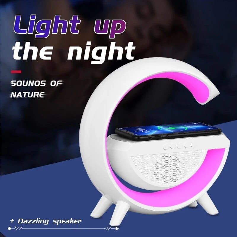 RGB lamp | speaker lamp wireless charging desk lamp - Image 6