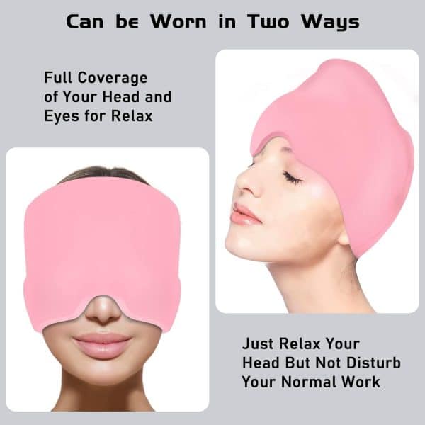 Migraine Relief Cap – Headache Relief Hat For Migraine Relief, Tension, One Size Fits All Headache Cap - Image 3