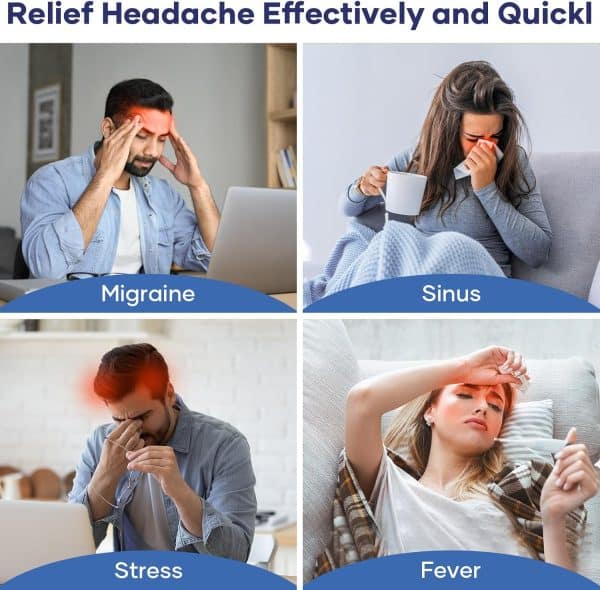 Migraine Relief Cap – Headache Relief Hat For Migraine Relief, Tension, One Size Fits All Headache Cap - Image 5