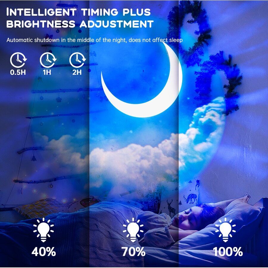 Astronaut Galaxy Projector Lamp Starry Star Bluetooth Music Night Light With Remote (Big) - Image 3